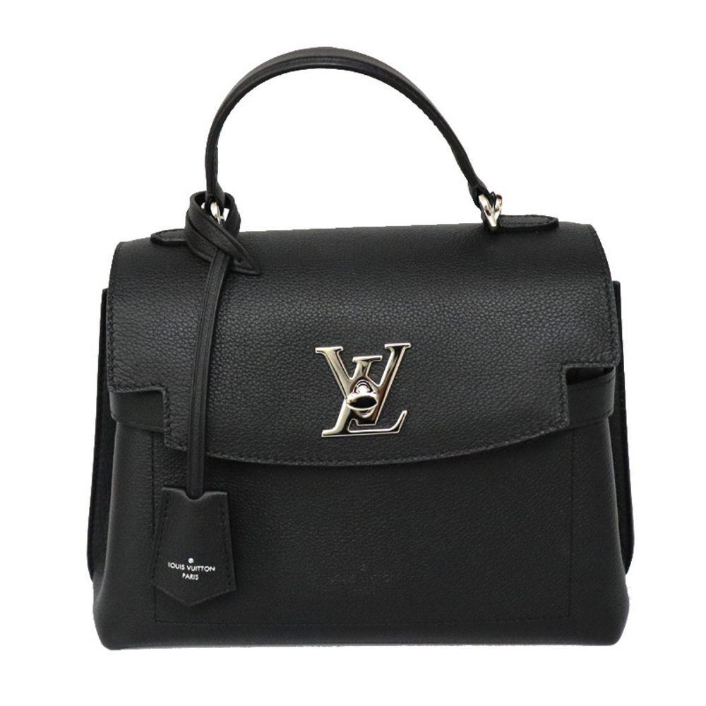 Louis Vuitton Lock Me Ever BB Calf Leather Shoulder Bag Black